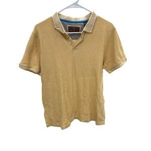 James Tattersall Men’s Medium Yellow Polo SKU 637